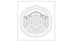 Bát Bảo Sừng Tê - Hoa Văn Lý Trần